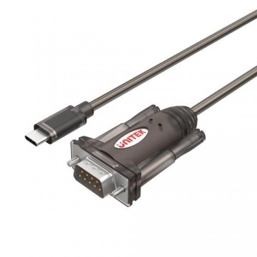 UNITEK Y-1105K cable gender changer USB C RS232 Black