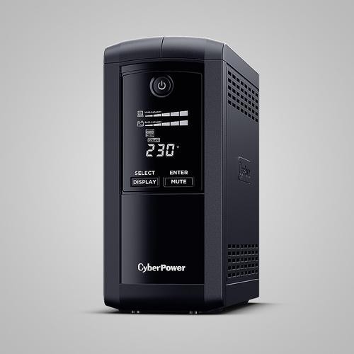 CyberPower Tracer III VP1000ELCD-FR uninterruptible power supply (UPS) Line-Interactive 1000 VA 550 W 4 AC outlet(s) image 1