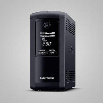 CyberPower Tracer III VP1000ELCD-FR uninterruptible power supply (UPS) Line-Interactive 1000 VA 550 W 4 AC outlet(s)