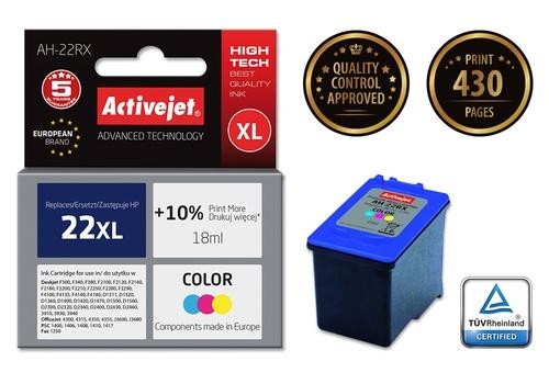 Activejet ink for Hewlett Packard No.22XL C9352A image 1