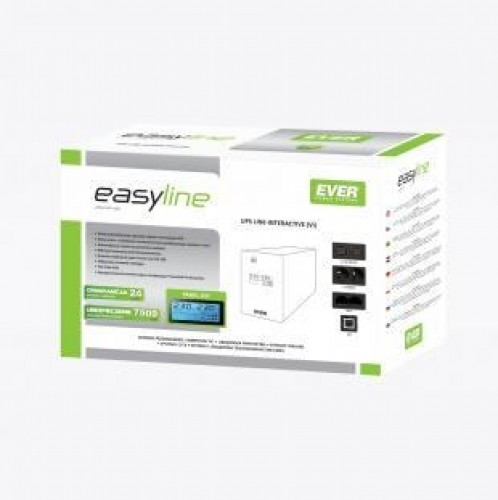 Ever EASYLINE 1200 AVR USB Line-Interactive 1200 VA 600 W 4 AC outlet(s) image 3