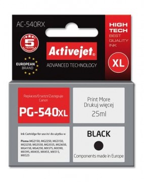 Activejet ink for Canon PG-540 XL