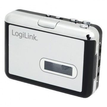 LogiLink UA0156 cassette player 1 deck(s) Black, Silver