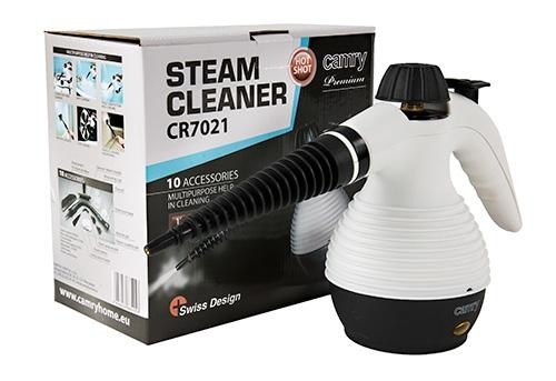 Camry CR 7021 Portable steam cleaner 0.35 L 1500 W Black, White image 5
