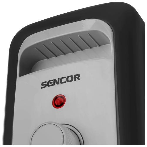 Sencor SOH 3309BK electric space heater Indoor Black 2000 W Oil electric space heater image 4