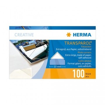 HERMA Transparol photo corners, extra large double strips 100 pcs.