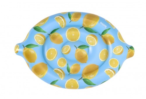 Best Way BESTWAY piepūšamais matracis Scentsational Lemon, 1.76m x 1.22m, 43392 image 1