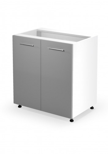 Halmar VENTO D-80/82 lower cabinet, color: white / light grey image 1