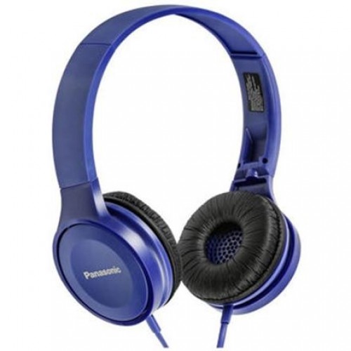 Panasonic Overhead Stereo Headphones RP-HF100ME-A	 Over-ear, Microphone, Blue image 1