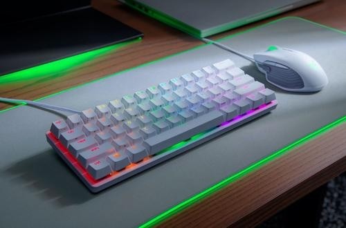 Razer Huntsman Mini 60%, Gaming Keyboard, Optical, US, Mercury, Wired image 2