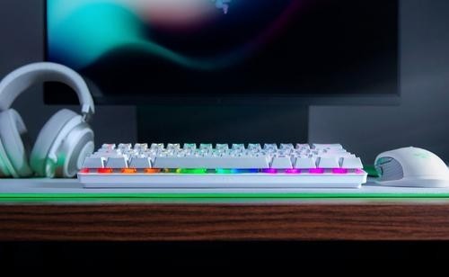 Razer Huntsman Mini 60%, Gaming Keyboard, Optical, US, Mercury, Wired image 3