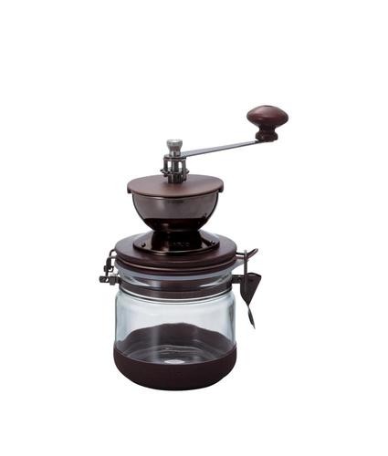 Hario CMHN-4 coffee grinder Burr grinder Black, Transparent, Wood image 1