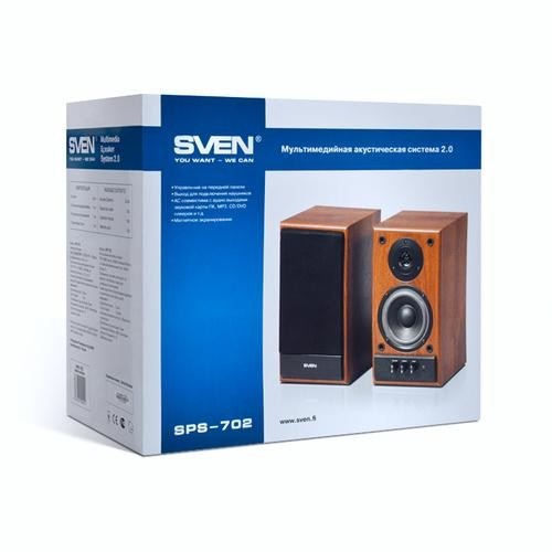 SVEN SPS-702 Black, Wood Wired 40 W image 4
