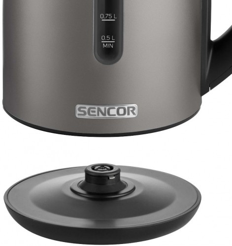 Electric kettle Sencor SWK7708BK, black image 4