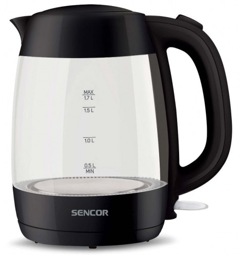 Electric kettle Sencor SWK7301BK, black image 1