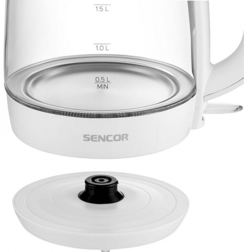 Electric kettle Sencor SWK7300WH, white image 4