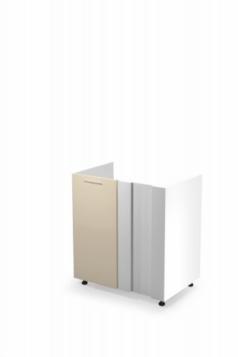 Halmar VENTO DK-80/82 corner sink cabinet, color: white / beige image 1