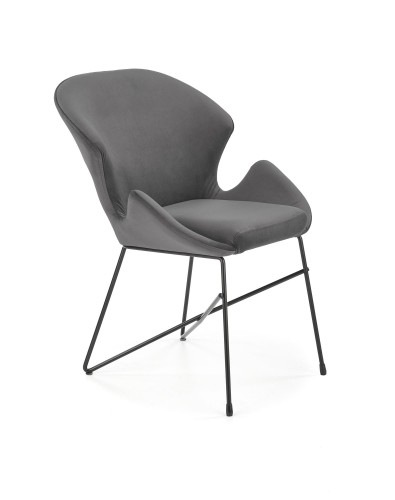 Halmar K458 chair color: grey image 1