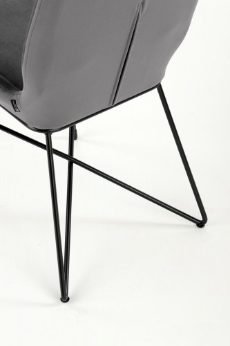 Halmar K454 chair color: grey image 3
