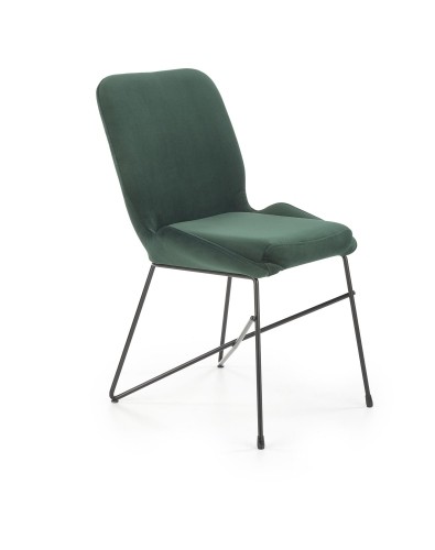 Halmar K454 chair color: dark green image 1