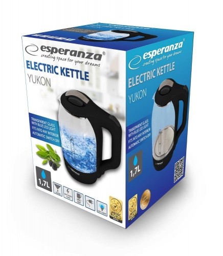 Esperanza EKK025K Electric kettle 1.7 L Black, Multicolor 1500 W image 3