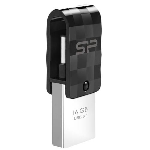Silicon Power Mobile C31 USB flash drive 16 GB USB Type-A / USB Type-C 3.2 Gen 1 (3.1 Gen 1) Black, Silver image 4