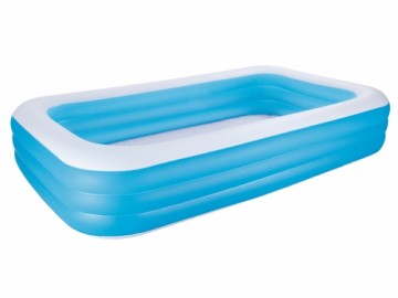 Best Way BESTWAY Deluxe Blue Rectangular Family Pool, 305x183x56cm, 54009B