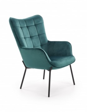 Halmar CASTEL l. chair dark green
