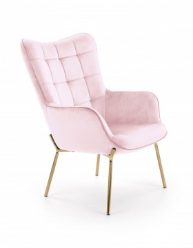 Halmar CASTEL 2 l. chair, color: light pink