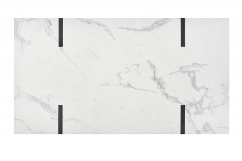 Halmar BLANCA c. table white marble / black image 3