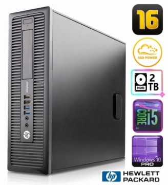 Hewlett-packard HP 600 G1 SFF i5-4570 16GB 120SSD+2TB WIN10PRO/W7P