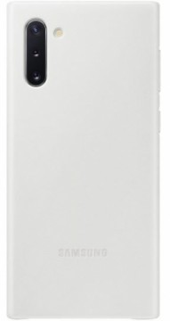 Samsung  Note 10 Leather cover case White