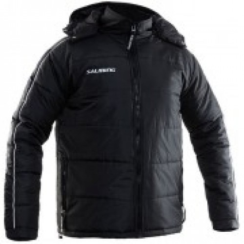 Salming Thermo Flow Jacket Black sporta vējjaka ar kapuci (TFJ1) image 1