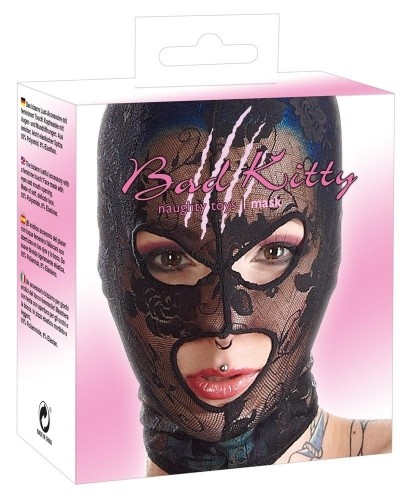Bad Kitty кружевная маска для лица [ mežģīņu sejas maska ] image 2