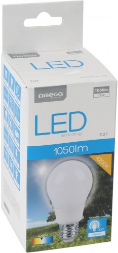 Omega LED spuldze E27 12W 4200K (43029) image 1
