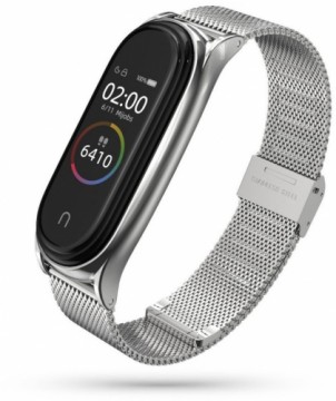 Tech-Protect kellarihm MilaneseBand Xiaomi Mi Band 5/6, silver