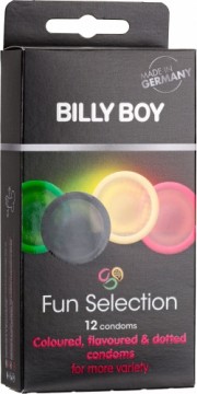 Billy Boy prezervatīvi Fun Selection 12gb.