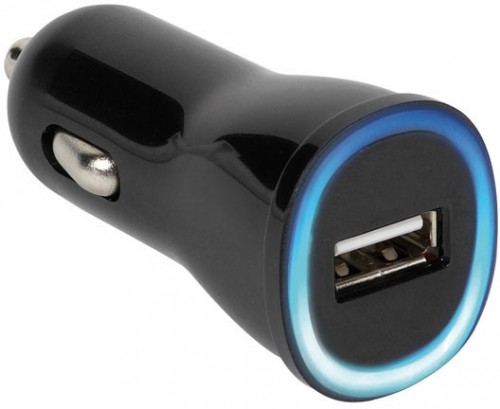 Vivanco auto lādētājs USB 2.1A, melns (36256) image 1