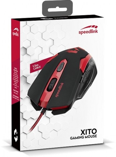 Speedlink мышь Xito Gaming, красный/черный (SL-680009-BKRD) image 4