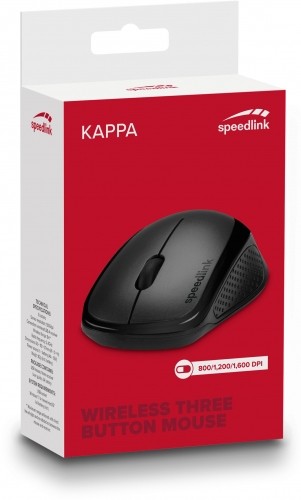 Speedlink компьютерная мышь Kappa Wireless, черный (SL-630011-BK) image 2