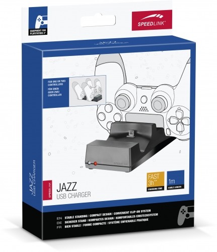 Speedlink зарядное устройство Jazz PS4 (SL-450000-BK) image 3