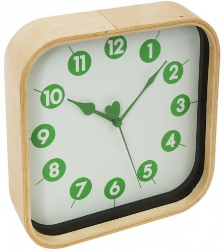 Platinet настенные часы Morning, зеленые (42988) image 1