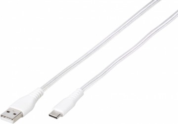 Vivanco кабель USB-C - USB-A 1,5m, белый (61696)