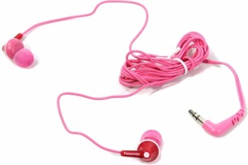 Panasonic наушники + микрофон RP-HJE125E-P, розовый
