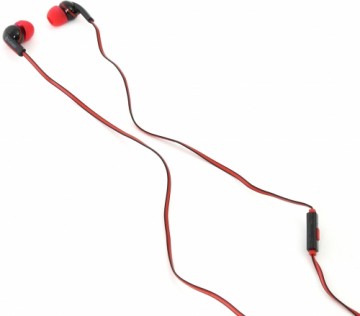 Platinet austiņas ar mikrofonu Sport PM1031, sarkanas (42945)