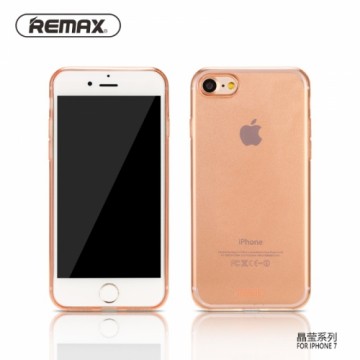 Remax Crystal Design Ультра тонкий 0.3mm Чехол-крышка для Apple iPhone 7 / 8 (4.7 inch) Розово Золотистый