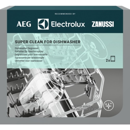 Electrolux Super Clean - attaukotājs trauku mazgājamajām mašīnām, iepakojumā 2 gab.x50g - M3DCP200 image 1