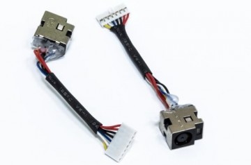 Extradigital Power jack with cable, HP DV5-2000