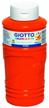 *Pirkstu krāsa Fila Giotto 750ml, oranža