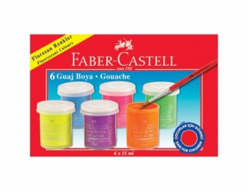 Faber-castell *Guša krāsas Faber Castell, 6 krāsas